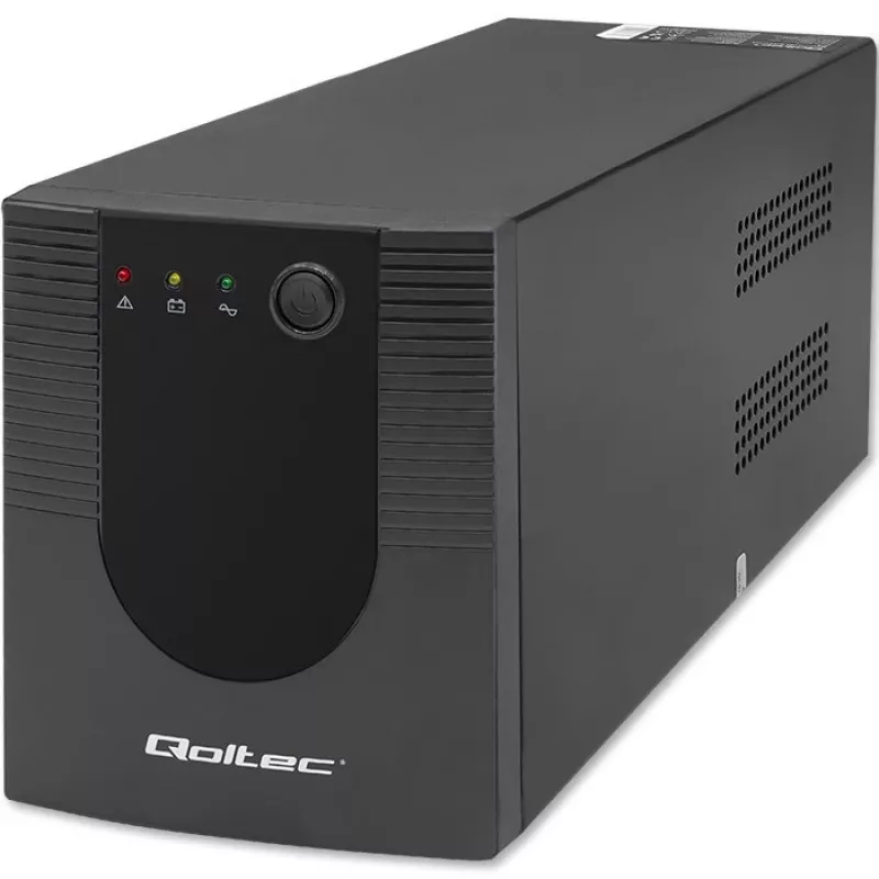 Katkematu toiteallikas UPS Qoltec 53775 1,2 kVA 720 W 4 AC-pistikupesa