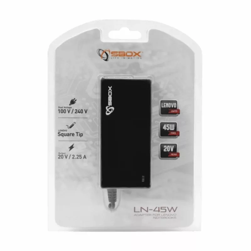 Sbox adapter Lenovo sülearvutitele LN-45W