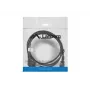 Toitekaabel LANBERG CA-C13C-11CC-0018-BK — 1,8 m, C13 pistik CEE7/7-le, nurga all C13
