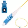 Extralink LC/UPC Pigtail, Singlemode G.652D, 900µm PVC, 1 m, FTTH, kollane