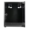 EXTRALINK LITE 6U 10 280X310 SEINALE KINNITATAV RACK-KAPP MUST