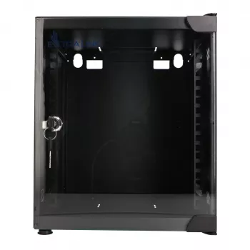 EXTRALINK LITE 6U 10 280X310 SEINALE KINNITATAV RACK-KAPP MUST