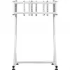 Triple Monitor Stand Snow, võidusõidusimulaatori kokpiti GR500 jaoks, monitorikinnitus valge, monitoridele 32 - 55