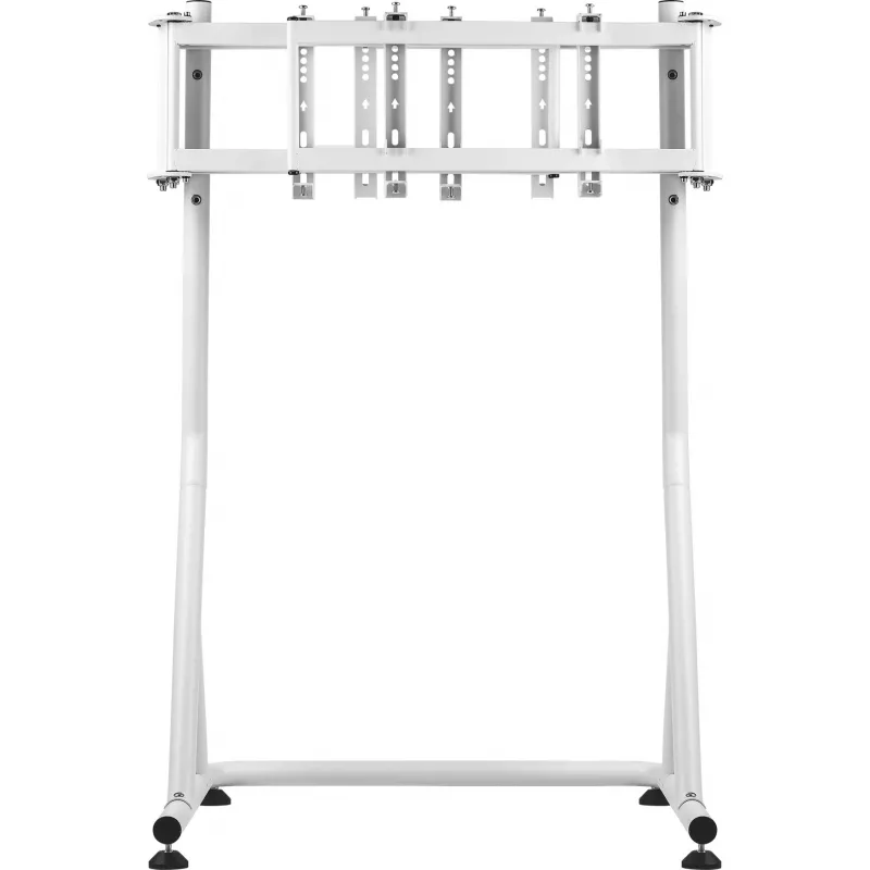 Triple Monitor Stand Snow, võidusõidusimulaatori kokpiti GR500 jaoks, monitorikinnitus valge, monitoridele 32 - 55