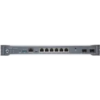 JUNIPER NETWORKS SRX300 teenuselüüs koos riistvaraga (8GE - 4G RAM - 8G Flash - toiteadapter ja -kaabel) ja Junos tarkvara baasiga (SRX300-SYS-JB)