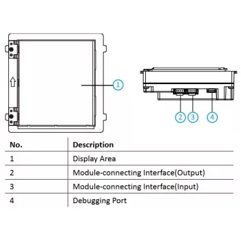 Ekraan Hikvision DS-KD-INFO