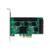 DeLOCK 16 pordiga SATA PCI Express x4 kaart 6 Gbit/s roheline hall