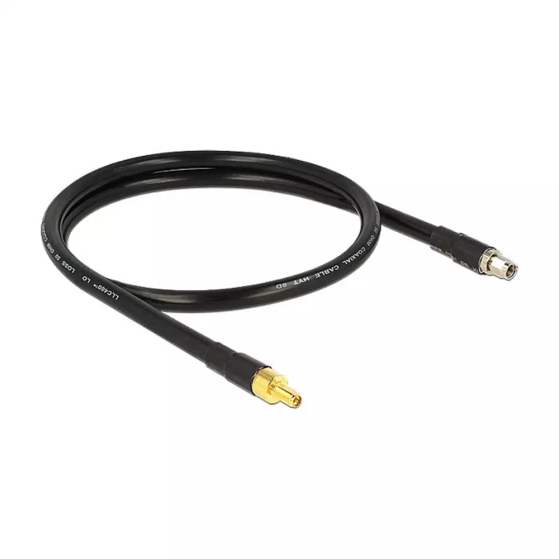 Koaksiaalkaabel DeLOCK 1m RP-SMA/RP-SMA