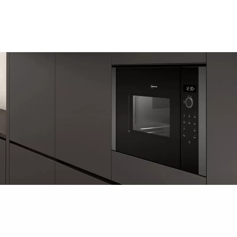Neff HLAWD23G0 mikrolaineahi, grafiit, sisseehitatav, soolo-mikrolaineahi, 20 L, 800 W