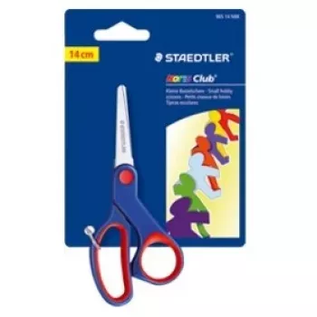 Käärid Staedtler Noris Club 965 üheteraline, roostevabast terasest terad 14 cm, sinine/punane