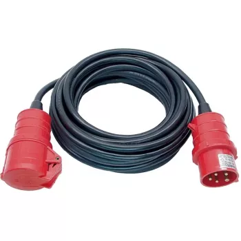 brennenstuhl H07RN-F 5G2.5 - toite pikenduskaabel - IEC 60309 16A (F) - IEC 60309 16A (M) - AC 400 V - 25,0 m - must (1167720)