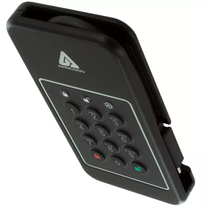 Apricorn Aegis NVX - SSD - 500 GB - USB 3.2 Gen 2 - TAA-vastav (ANVX-500GB)