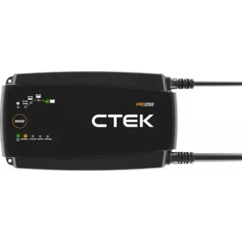 Akulaadija CTEK Pro 25S 300W 12V 25A — professionaalne 12 V laadija, 300 W väljund, 25 A max