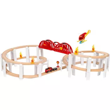 Ravensburger Brio Mega Spiral komplekt – puidust rongirööbaste tarvikute komplekt