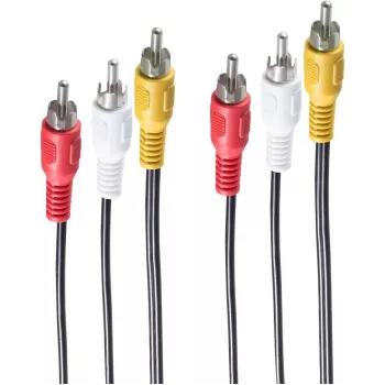 Video kaabliadapter ShiverPeaks BS90024-10 10m 3 x RCA