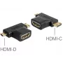 Kaabelsoovahetaja HDMI-C HDMI-D HDMI-A DeLOCK 65446
