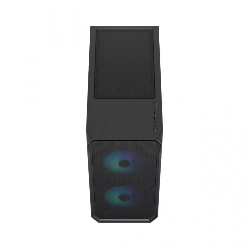 Fractal Design Focus 2 RGB karastatud klaasiga keskmine torn ATX arvutikorpus - must