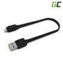 Green Cell KABGC02 Lightning-kaabel 0.25 m must
