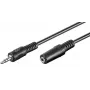 Microconnect AUDLR15 helikaabel 15 m 3.5mm must