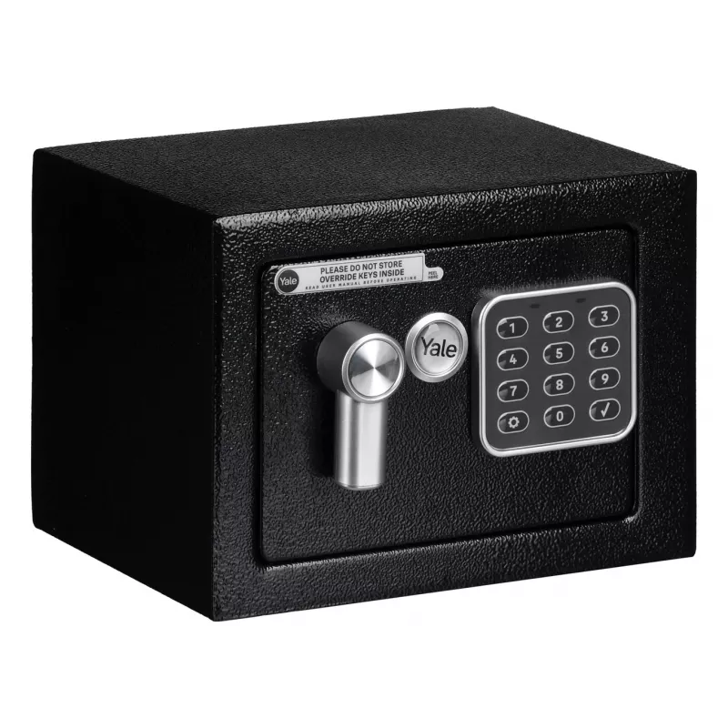 Yale YSV/170/DB2 vabalt seisev seif 3,8 l terasest must