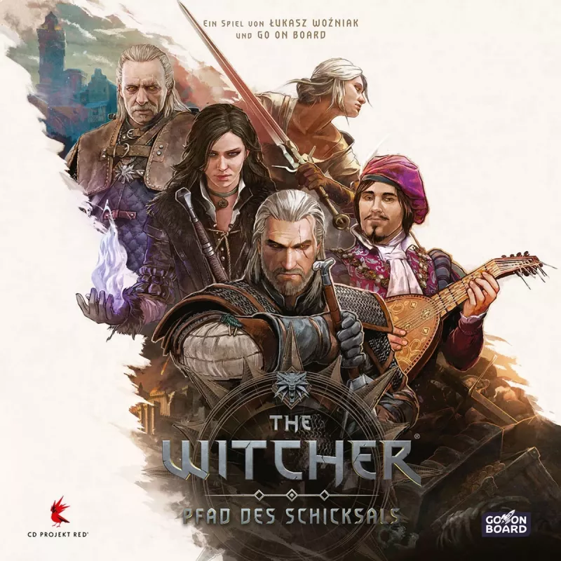 Lauamäng Asmodee The Witcher: Pfad des Schicksals Deluxe Edition – lauaplaani-/strateegiamäng