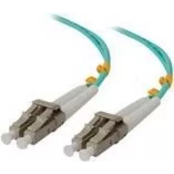 ALOGIC - võrgukaabel - LC Multi-Mode (M) kuni LC Multi-Mode (M) - 1,0 m - 3 mm - fiiberoptiline - Dupleks - 50/125 mikromeeter - OM4 - halogeenivaba (LCLC-01-OM4)