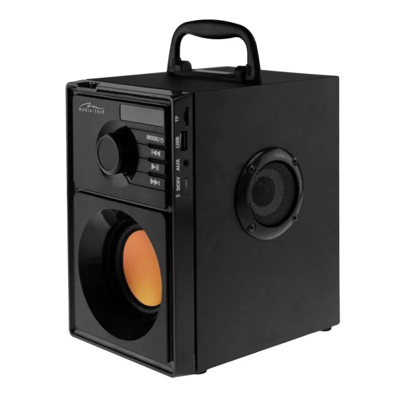 Media-Tech BOOMBOX BT 15 W Stereo kaasaskantav kõlar Must