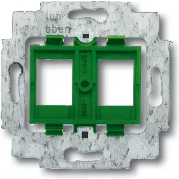 BUSCH JAEGER 1753-0-8048 - 2 x RJ-45 - Roheline - Metall - Plastik