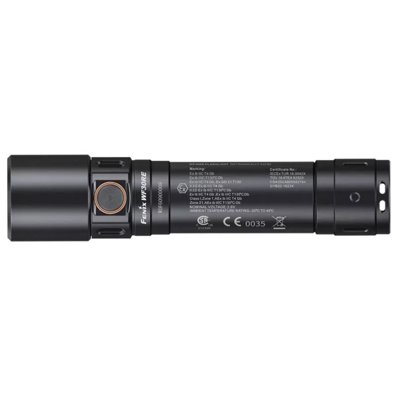 Pea-lamp Fenix WF30RE must LED IP68 120h akukestvus
