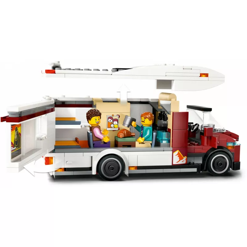 Ehitusmänguasi LEGO City Adventure Camper 60454, 385 tk, kõrgus 80 mm, vanusele 6+