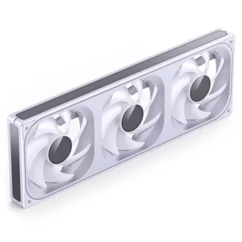 360mm ARGB PWM radiaatori ventilaatorikomplekt Jonsbo ZB-360 valge — 3x120mm PWM ARGB ventilaatorit vedelikjahutusradiaatoritele
