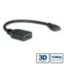 VALUE High Speed - Video-/Audio-/võrgukaabel - HDMI - HDMI, 19-pin (W) - Mini-HDMI, 19-pin (M) - 15 cm - Varjestatud - Must (11.99.5586)