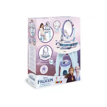 Smoby Frozen 2-in-1 juuksurilaud sinine lilla 3-6 aastat