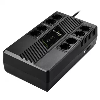 Katkematu toiteallikas TECNOWARE Era Plus Strip 1000, liin-interaktiivne 1 kVA / 700 W, 8 tüüp F pistikupesa, VRLA aku, 4,4 kg