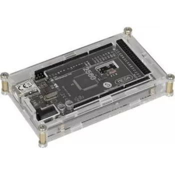 Joy-it Arduino Mega korpus, korpus Arduino Mega2560R3-le, läbipaistev (ard_mega_case1)