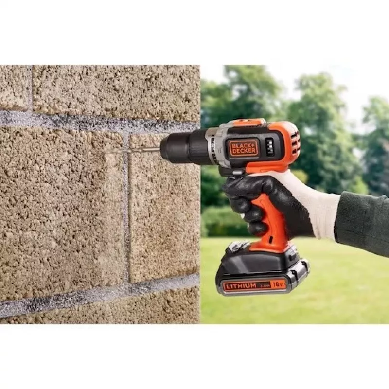 BLACK & DECKER | Juhtmeta puur/keeraja 2,0 Ah/4,0 Ah akuga | BCD003MEM2K-QW | 18 V | 2,0/4,0 Ah | Liitium