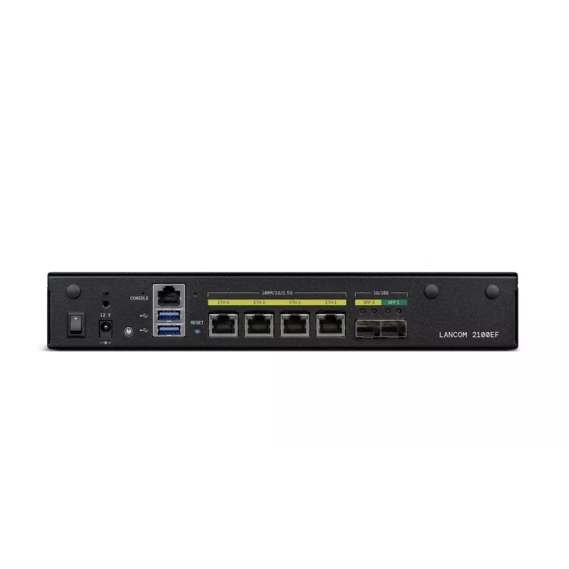 LANCOM 2100EF - SD-WAN lüüs - fiibriga ja Ethernetiga - 1GbE, 2.5GbE - 1U - pilvehallatav - laua/riistpaigaldus (61109)