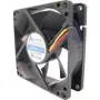 Chieftec AF-0825PWM arvuti jahutussüsteem Arvutikorpuse ventilaator Must