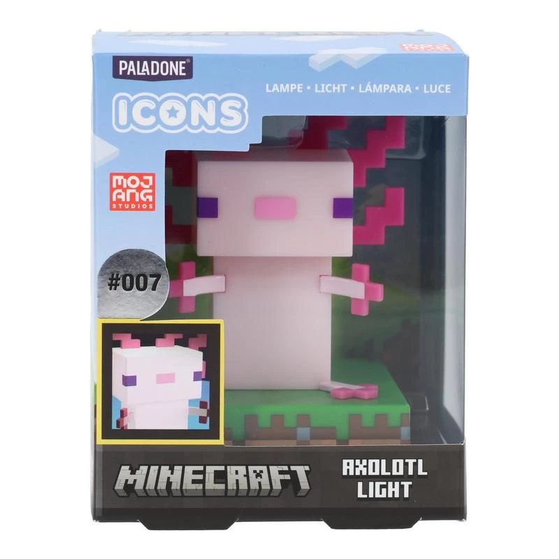 Paladone Minecraft Axolotl ikoonivalgus