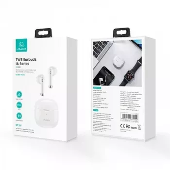 Bluetooth kõrvaklapid Usams TW S 5.0 IA seeria valge