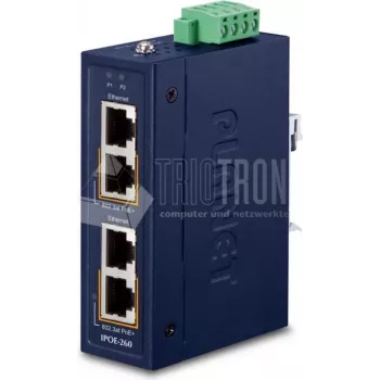 Tööstuslik Etherneti lüliti PLANET IPOE-260 2-port Gigabit PoE