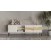 TV-kapp cama meble INSERTO 3D1W 190x40x62 cm kašmiirviimistlus LEDiga