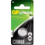 Nööpmobiilne liitium-ühekordne aku GP CR2032 3 V, 1 tk (blister)