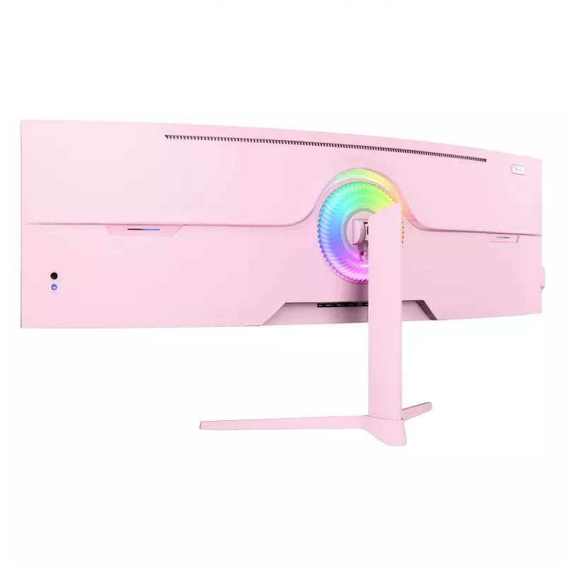 Kumer monitor Arozzi Nova 49” (124,5 cm) Dual QHD 5120×1440 LED VA 32:9 4 ms Roosa