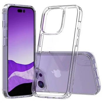 SCREENOR BUMPER mobiiltelefoni ümbris iPhone 15 Plus 6.7 tolli — TPU läbipaistev