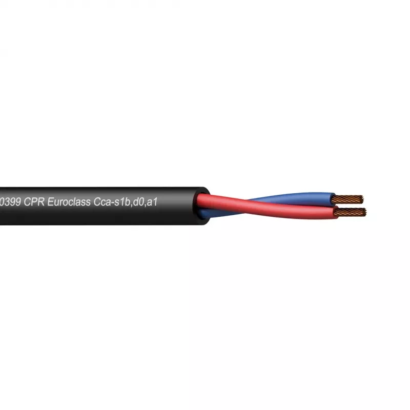 Audiokaabel PROCAB CLS215-CCA/1 100 m Must Vask AWG 16