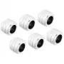 Alphacool 17484 liitmik, messing, valge, 23 mm kõrgus, 26 mm läbimõõt, pakis 6 tk