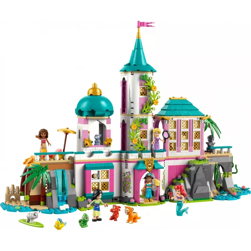 LEGO Disney Princess Castle and Royal Pets ehituskomplekt 43267 — 787 osa, 5 minifiguuri, vanus 6+, 320×460×100 mm