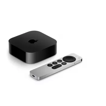 Apple TV 4K Must Hõbedane 4K Ultra HD 64 GB Wi-Fi A15