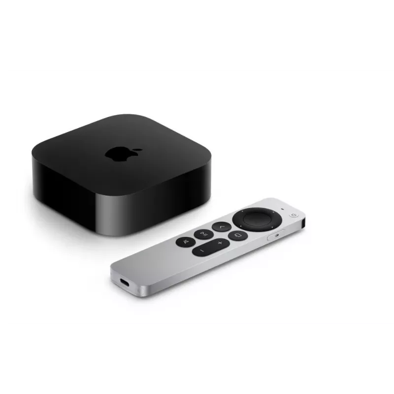 Apple TV 4K Must Hõbedane 4K Ultra HD 64 GB Wi-Fi A15